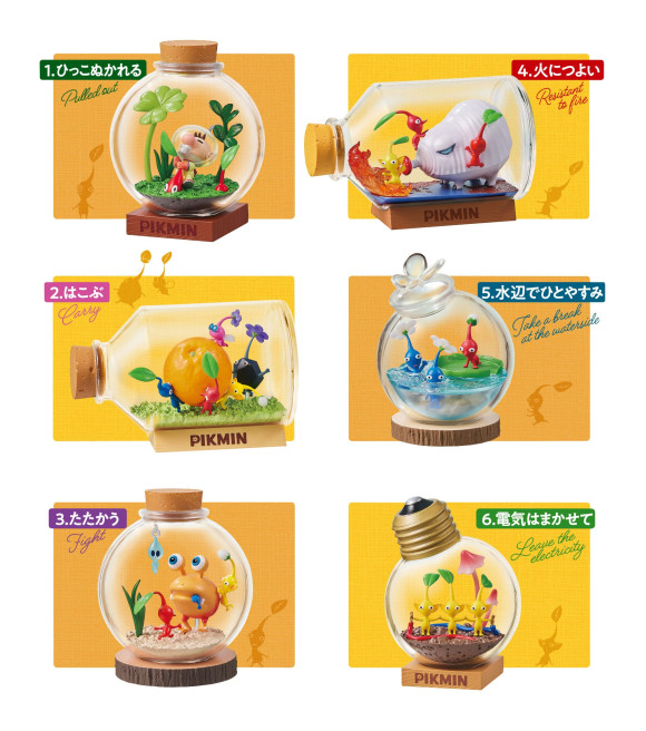 Pikmin Minifiguren 6 cm Terrarium Collection Display (6)