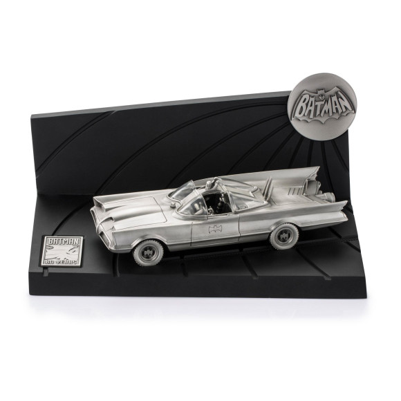Batman 1966 Pewter Collectible Statue Batman 80th Classic Batmobile Limited Edition 19 cm