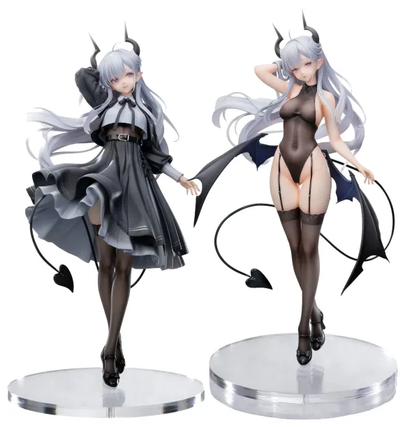 Original Character Fantasias Series Statue 1/6 2er Set Thea-chan Apprentice Succubus Ver. (Regular Outfit & Underwear Edition) 29 cm 
