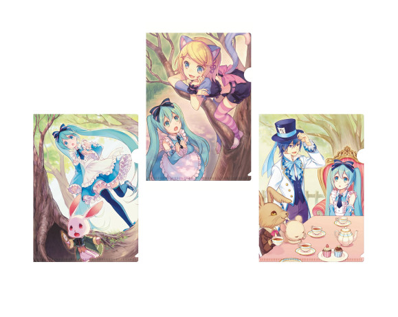 Vocaloid Klarsichthüllen 3er-Set Characters