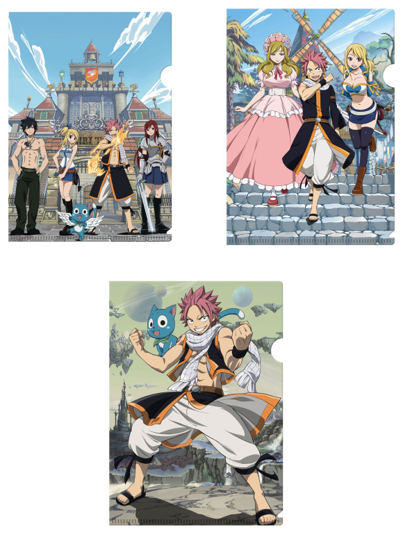 Fairy Tail Klarsichthüllen 3er-Set 01