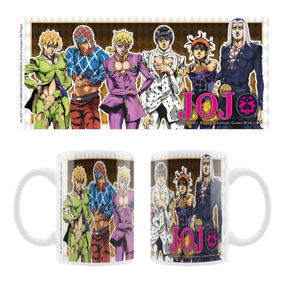 JoJo´s Bizarre Adventure Part 5: Golden Wind Keramiktasse Main Characters