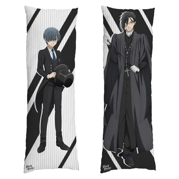 Black Butler Dakimakura Kissenbezug Sebastian & Ciel 150 x 50 cm