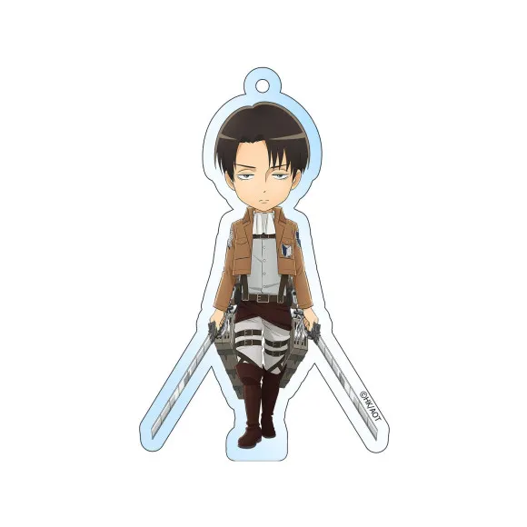 Attack on Titan Acryl Schlüsselanhänger Levi Holographic 8 cm     