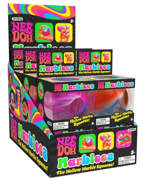 NeeDoh Anti-Stress-Figuren Marbleez Ball 7 cm Display (12)