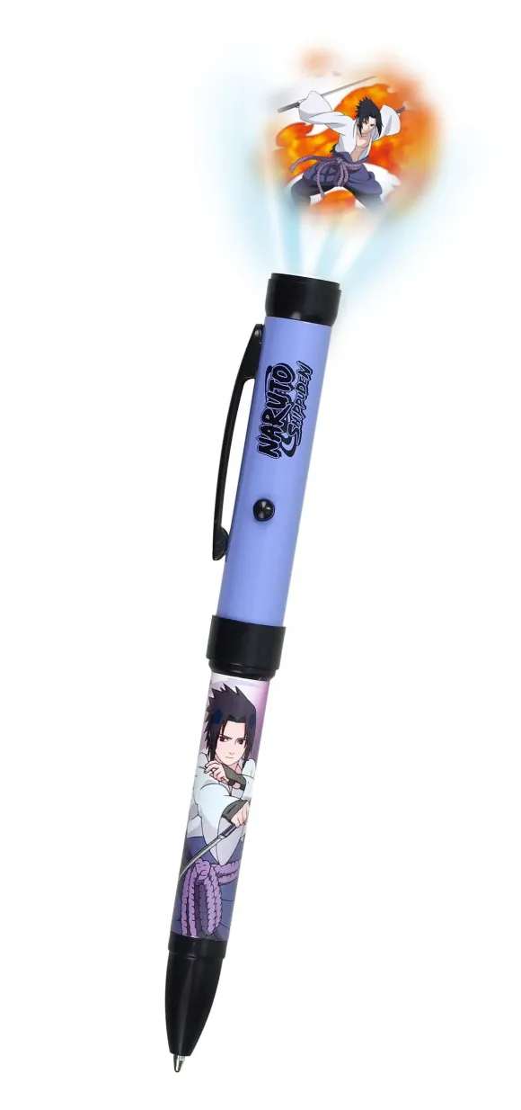 Naruto Shippuden Kugelschreiber mit Licht-Projektor Sasuke
