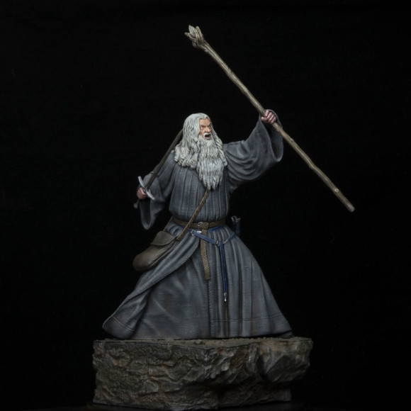 Herr der Ringe Flasche PVC Figur Gandalf in Moria 18 cm
