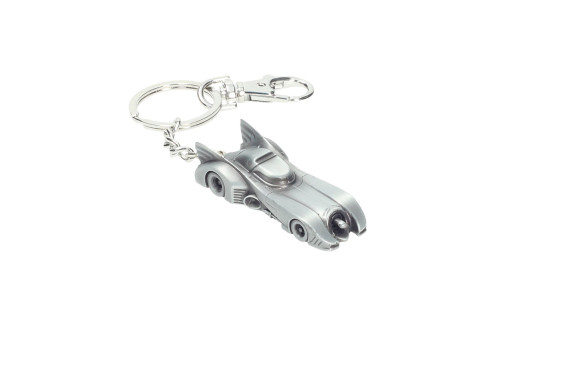 Batman 1989 Metall-Schlüsselanhänger Batmobile 7 cm