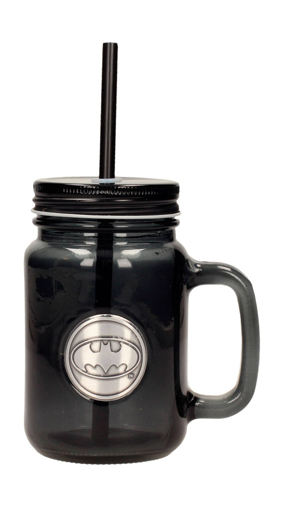 DC Comics Mason Jar Glas Batman Logo