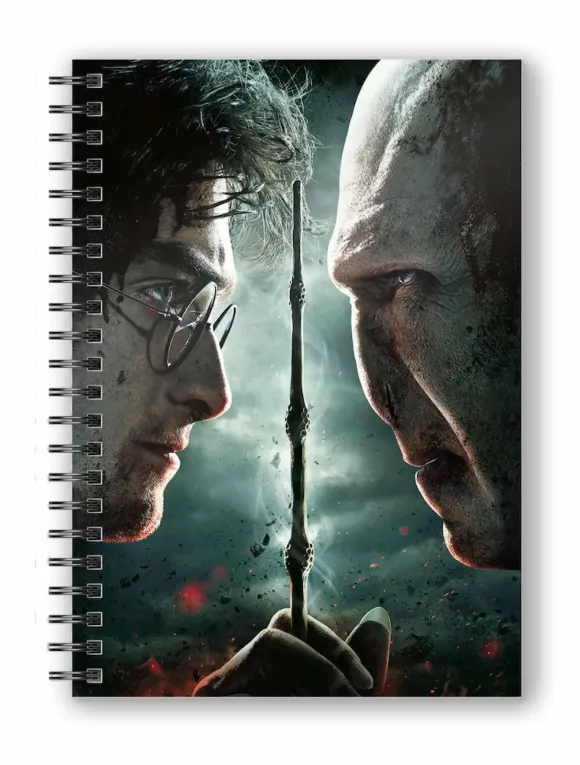 Harry Potter Notizbuch mit 3D-Effekt Harry Potter vs. Voldemort