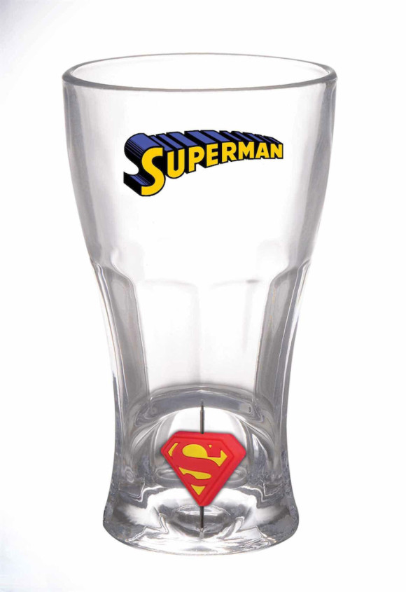 DC Comics Glas Superman Rotating 3D Logo