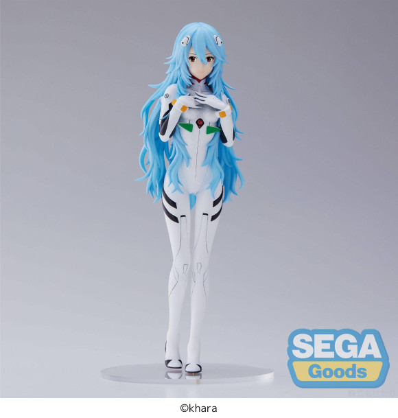Evangelion: 3.0+1.0 Thrice Upon a Time SPM PVC Statue Rei Ayanami Long Hair Ver. 21 cm