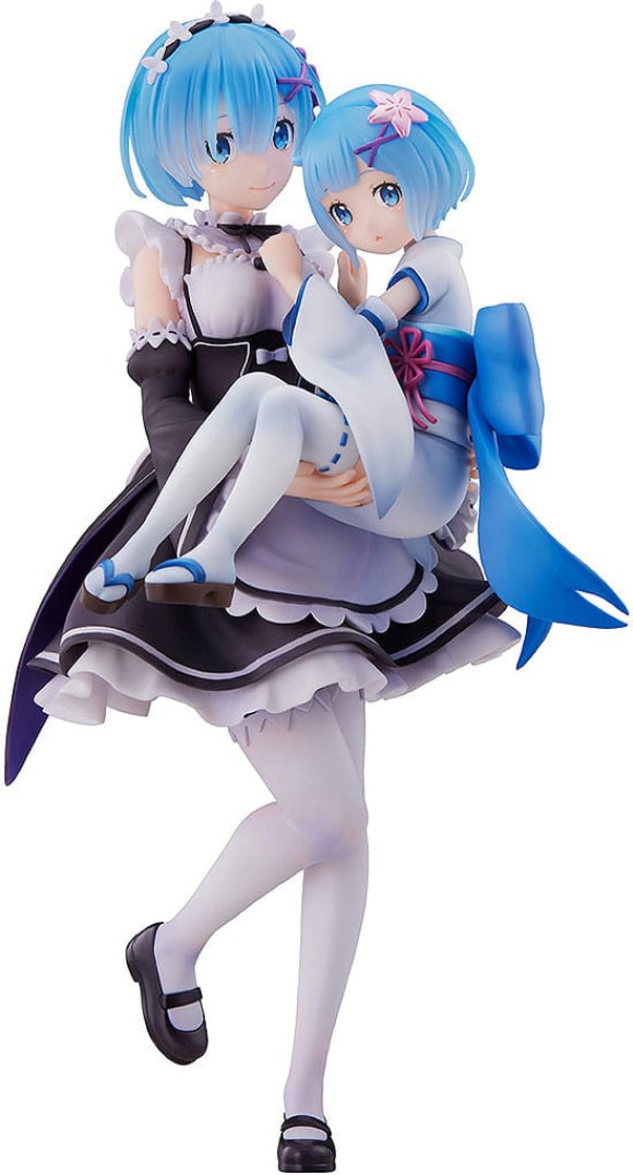 Re:Zero Starting Life in Another World PVC Statue 1/7 Rem & Childhood Rem 23 cm