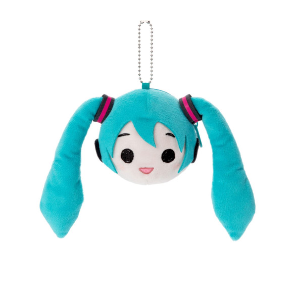 Hatsune Miku Plüsch-Schlüsselanhänger Miku Face 13 cm