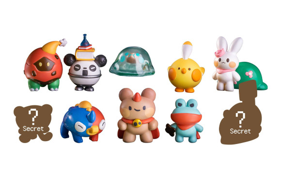 Hello Mini World Sammelfiguren 10er-Pack Mini Pets 4 cm