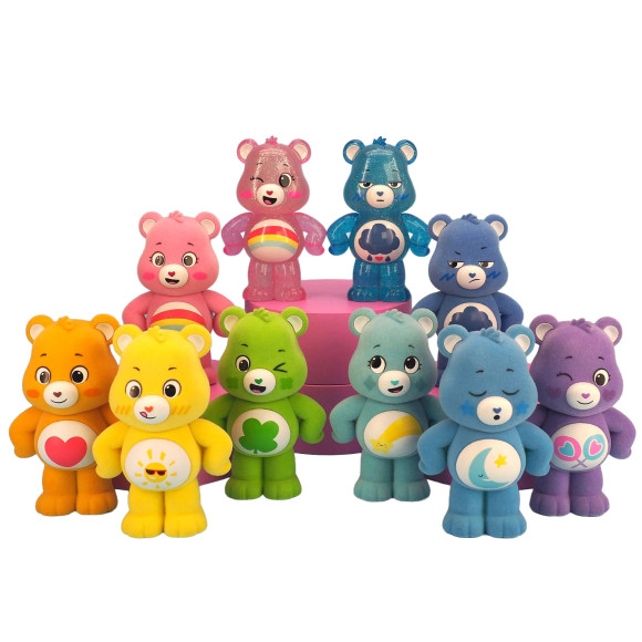 Die Glücksbärchis Figuren beflockt Unlock the Magic 8 cm Blind Box Display (8)     