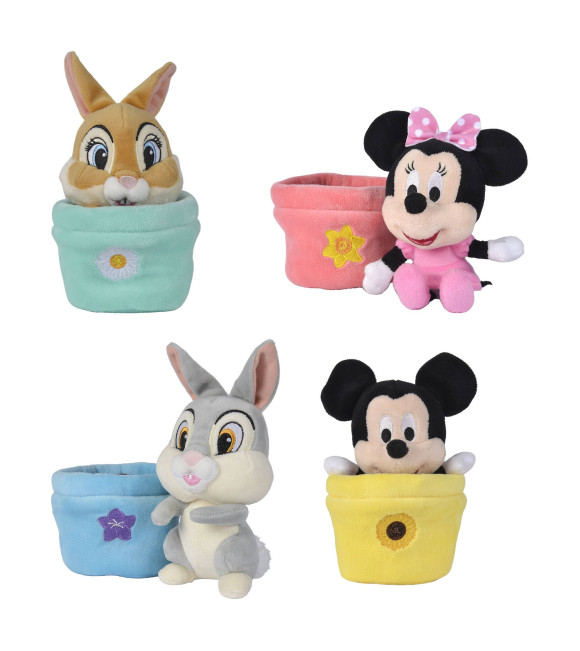 Disney Plüschfiguren Blumentopf 16 cm Display (12)