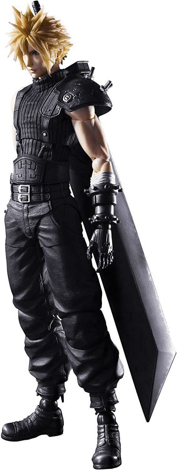 Final Fantasy VII Remake Play Arts Kai Actionfigur Cloud Strife Ver. 2 27 cm