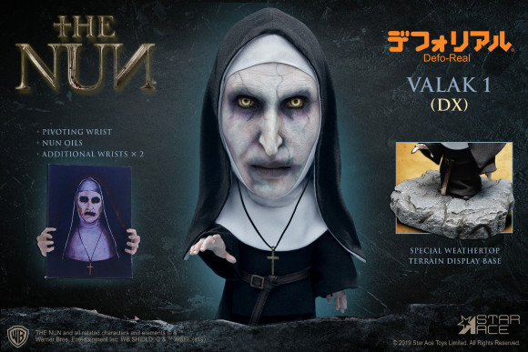 The Nun Valak Defo-Real Series Vinyl Figur Deluxe Version 15 cm
