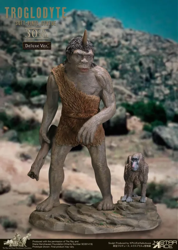 Ray Harryhausens Soft Vinyl Statue Troglodyte Deluxe Version 30 cm      