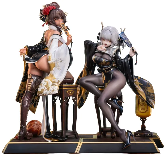 Goddess of Victory: Nikke PVC Statuen 2er-Set 1/4 Blanc & Noir
