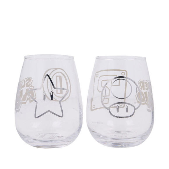 Super Mario Crystal Gläser 2er-Packs Umkarton 510 ml (6)