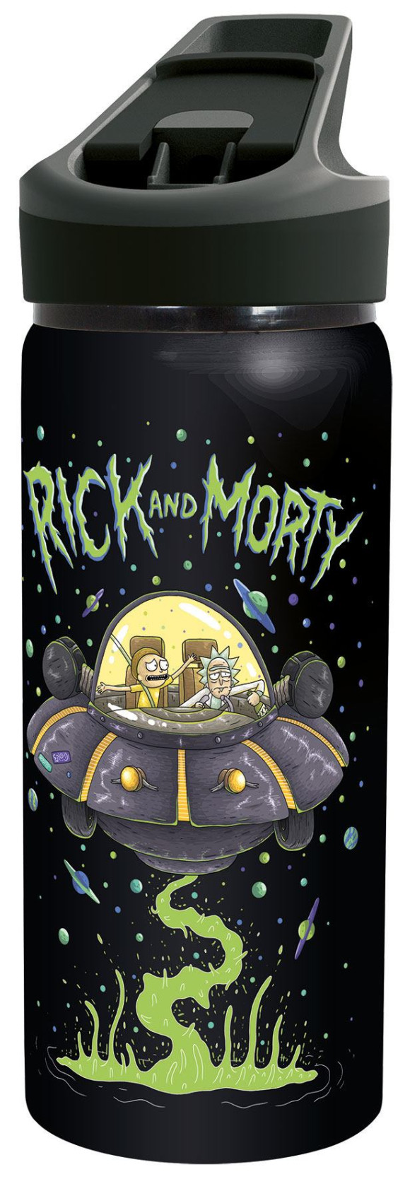Rick & Morty Premium Trinkflasche Logo
