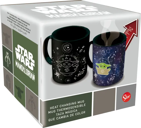 Star Wars The Mandalorian Tasse mit Thermoeffekt Grogu 325 ml          