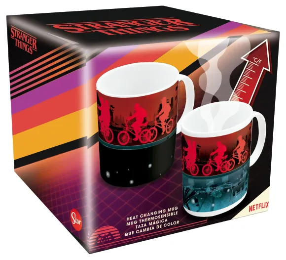 Stranger Things Tasse mit Thermoeffekt Upside Down 325 ml           