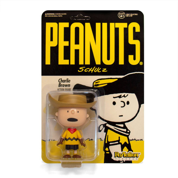 Peanuts ReAction Actionfigur Cowboy Charlie Brown 10 cm