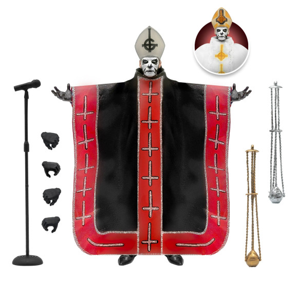 Ghost Ultimates Actionfigur Papa Emeritus I 18 cm