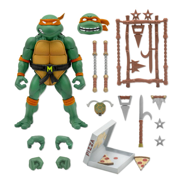Teenage Mutant Ninja Turtles Michaelangelo Ultimates Actionfigur 18 cm