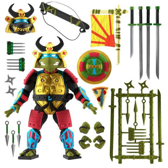Teenage Mutant Ninja Turtles Leo the Sewer Samurai Ultimates Actionfigur 18 cm