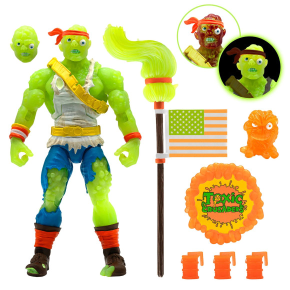 Toxic Crusaders Radioactive Red Rage Ultimates Actionfigur 18 cm