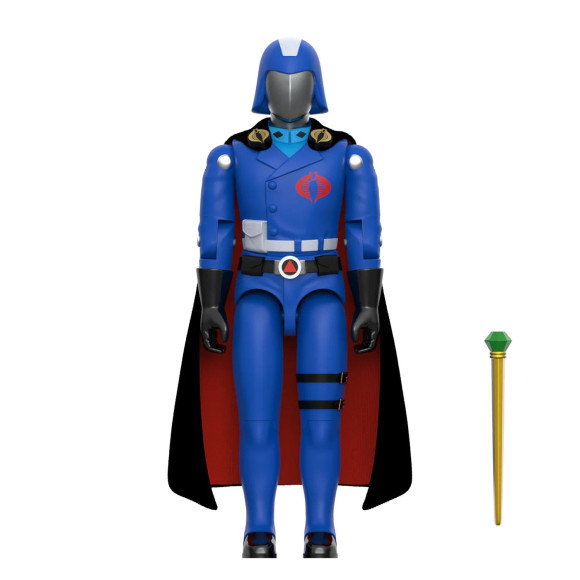 GI Joe ReAction+ Actionfigur Wave 06 Cobra Commander (Movie, Black Cape) 10 cm    