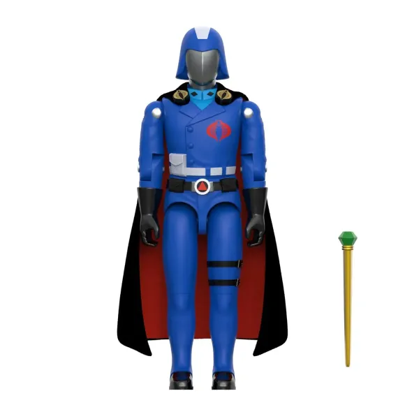 GI Joe ReAction+ Actionfigur Wave 06 Cobra Commander (Movie, Black Cape) 10 cm    