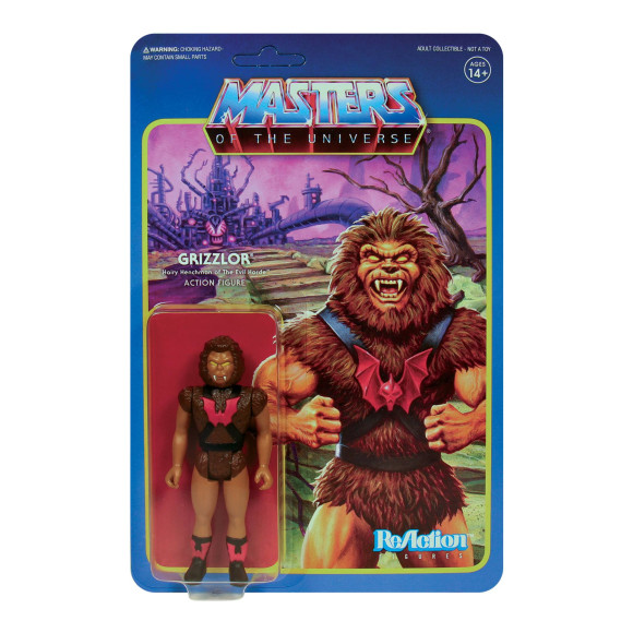 Masters of the Universe Wave 5 Grizzlor ReAction Actionfigur 10 cm