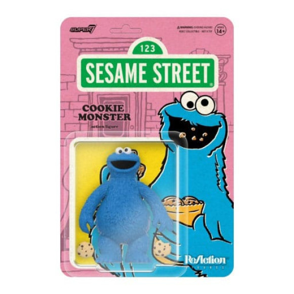 Sesamstraße ReAction Actionfigur Wave 02 Krümelmonster 10 cm