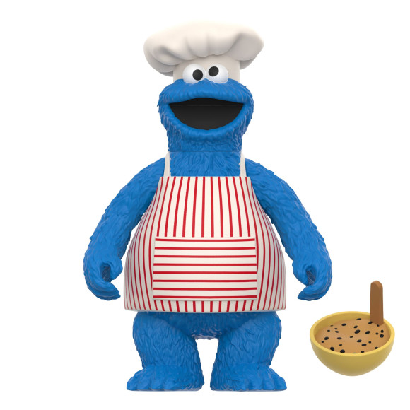 Sesamstraße ReAction Actionfigur Wave 04 Chef Cookie Monster 10 cm