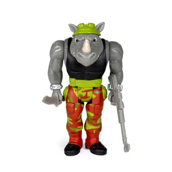 Teenage Mutant Ninja Turtles ReAction Actionfigur Rocksteady 10 cm