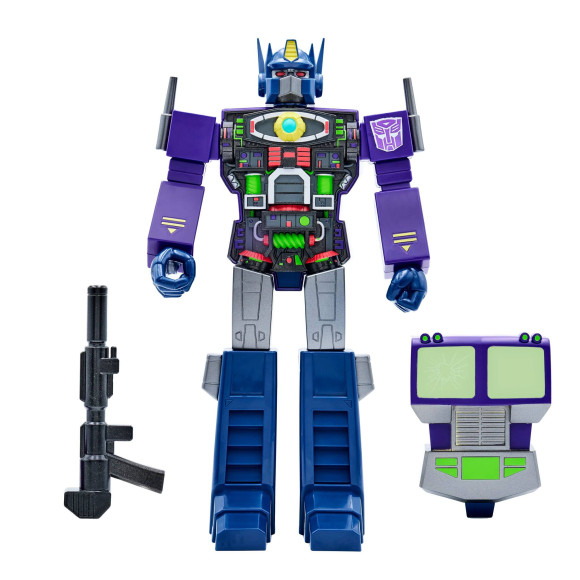 Transformers Super Cyborg Actionfigur Optimus Prime (Shattered Glass Purple) 28 cm