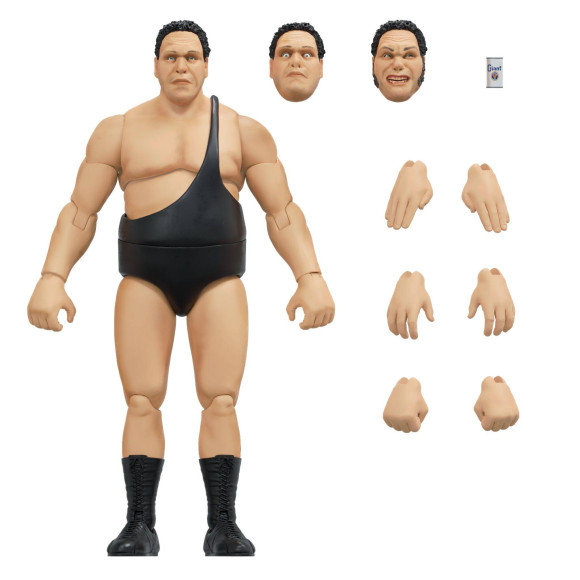 Andre The Giant Ultimates Actionfigur Andre Black Singlet 20 cm