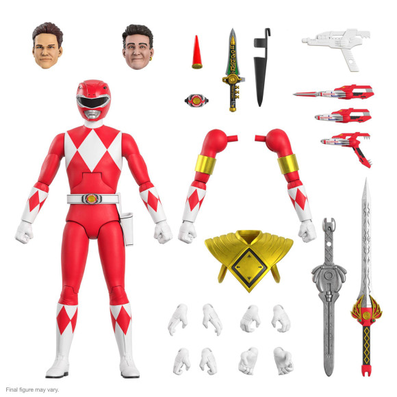Mighty Morphin Power Rangers Ultimates Actionfigur Red Ranger 18 cm