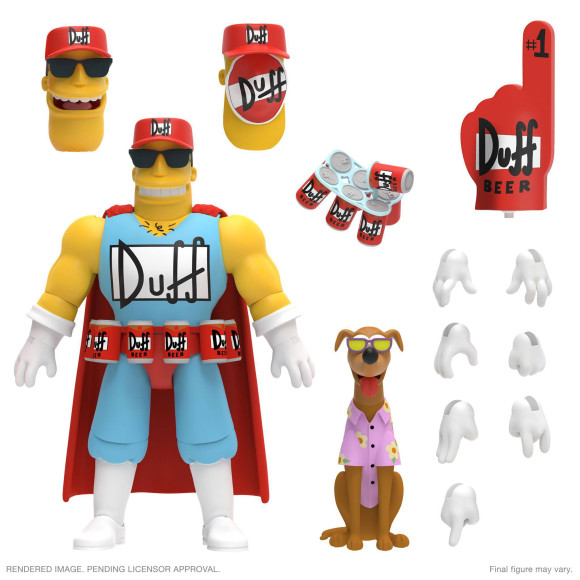 Die Simpsons Ultimates Actionfigur Duffman 18 cm