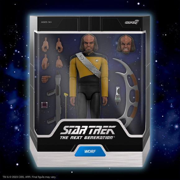 Star Trek: The Next Generation Ultimates Actionfigur Worf 18 cm