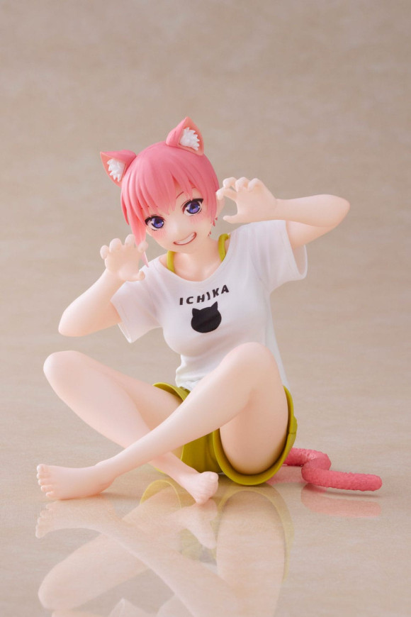 The Quintessential Quintuplets 2 PVC Statue Ichika Nakano Newley Written Cat Roomwear Ver. 13 cm