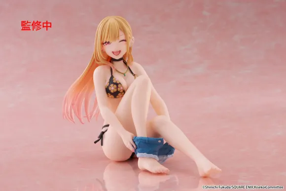 My Dress-Up Darling PVC Statue Desktop Cute Figure Marin Kitagawa Measured Swimsuit Ver. 13 cm            