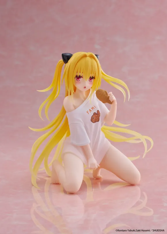 To Love-Ru Darkness PVC Statue Desktop Cute Figure Golden Darkness Roomwear Ver. 13 cm      