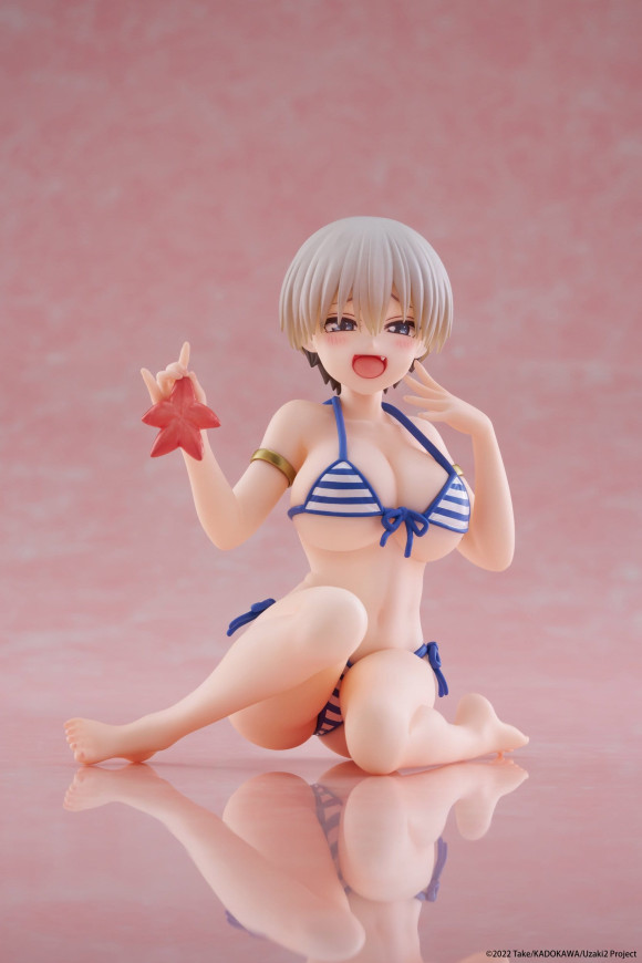Uzaki-chan Wants to Hang Out! Desktop Cute PVC Figur Hana Uzaki (Swim wear Ver.) 13 cm