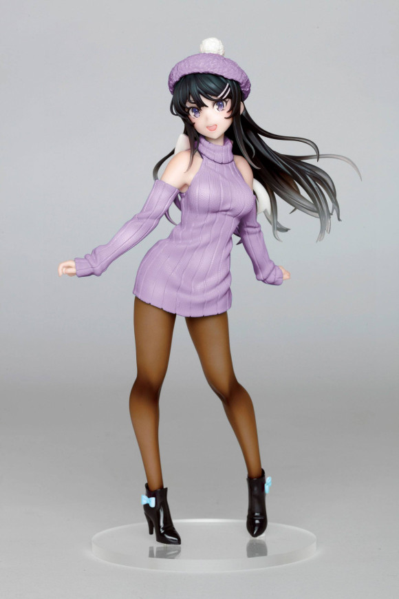 Rascal Does Not Dream of Bunny Girl Senpai Statue Mai Sakurajima Knit One-piece Ver. 23 cm